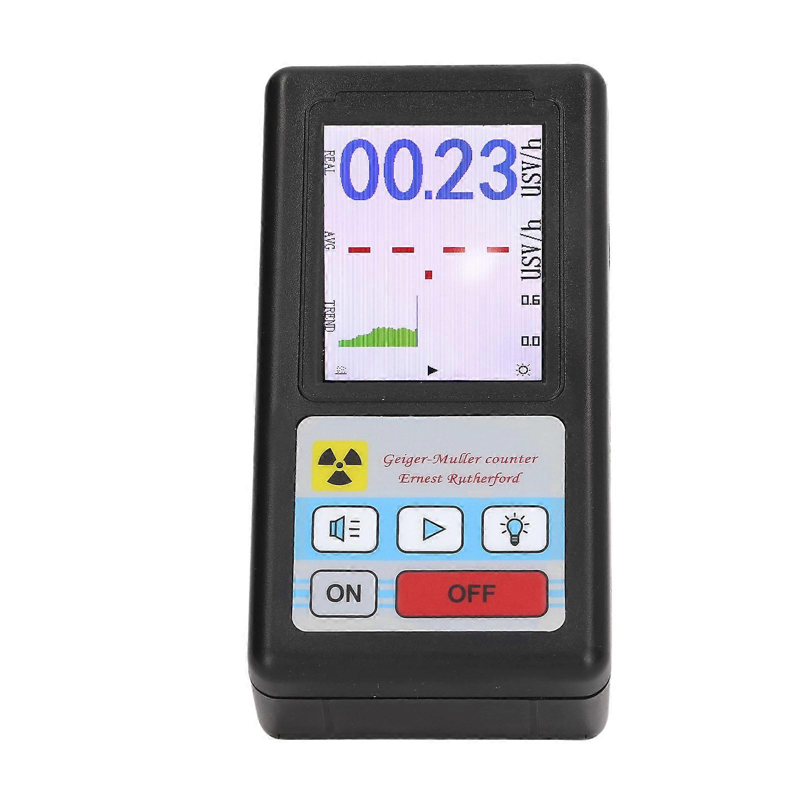 Nuclear Radiation Detector Geiger Counter Dosage Alarm Device Dosimeter Monitor Meter BR 6 