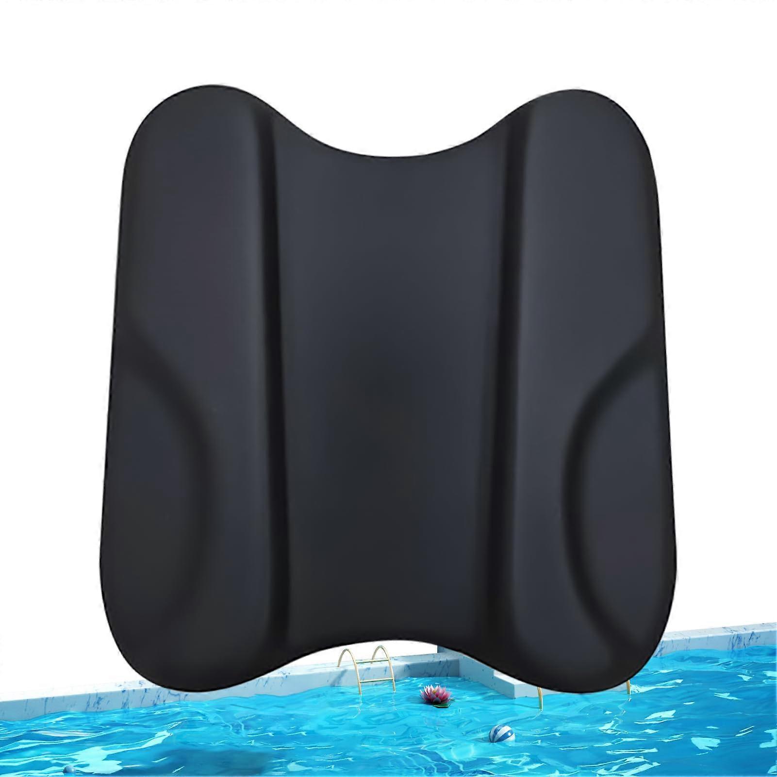 Swimming Kickboard For Pool, Lake, Beach Use, Lightweight 30x27.5x4.5 cm, Adults And Kids, Black Blue