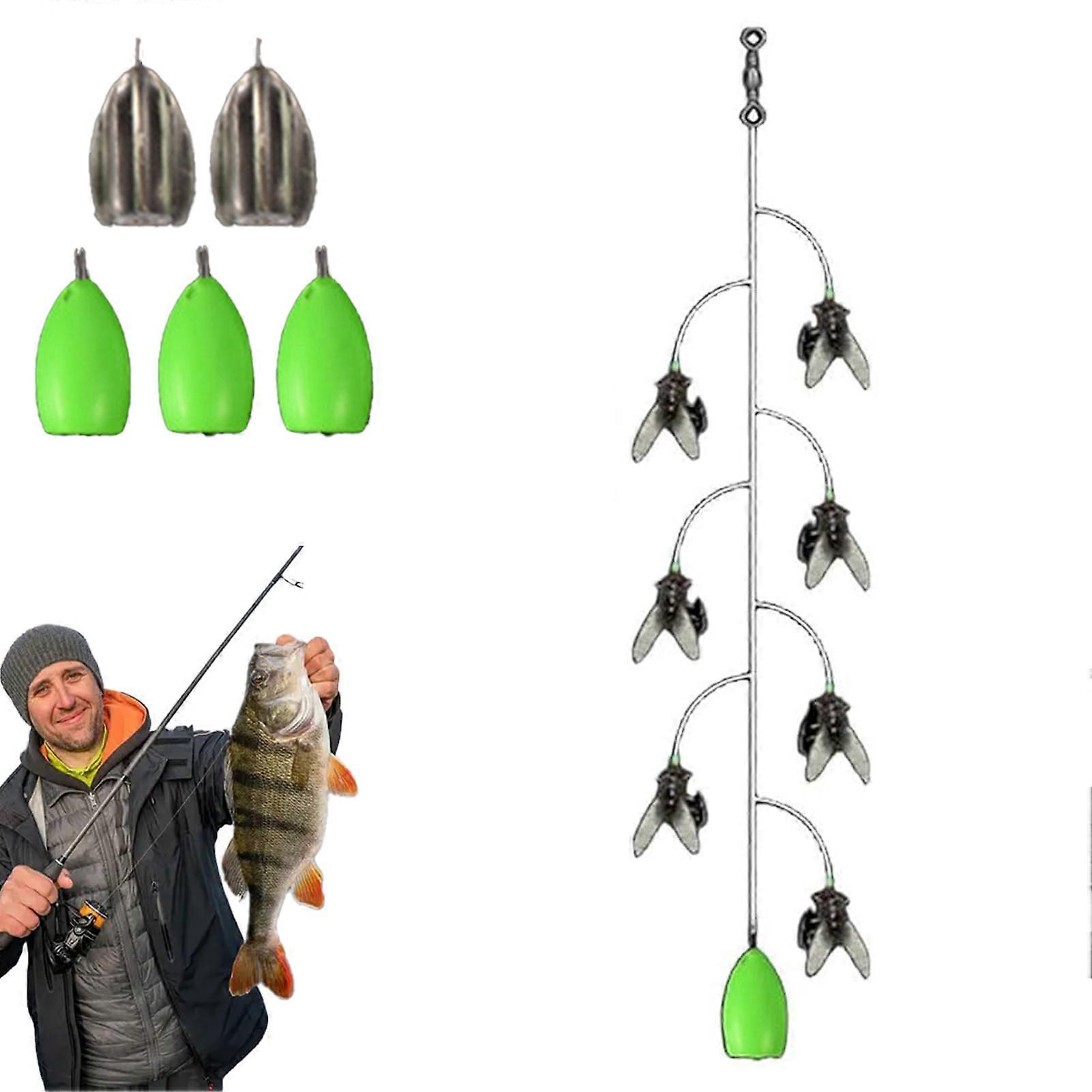 Anfänger Fliegenfischen Köder-Rig Tangle-freies Köder-Setup mit schwimmenden Fliegen