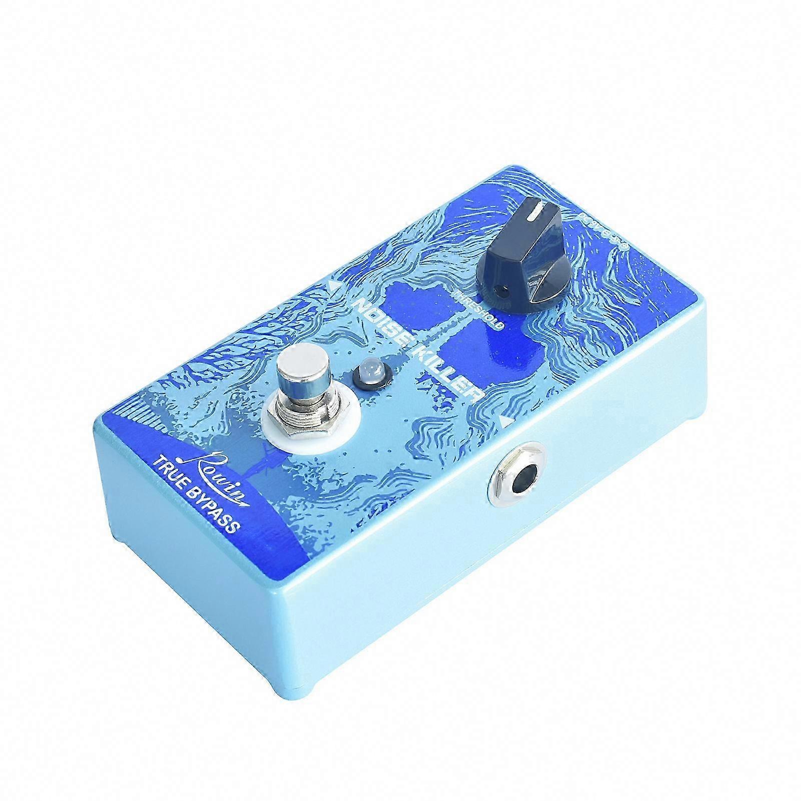 Rowin RE-03 Noise Killer Pedal - True Bypass Noise Gate with Threshold Control for Guitar & Bass