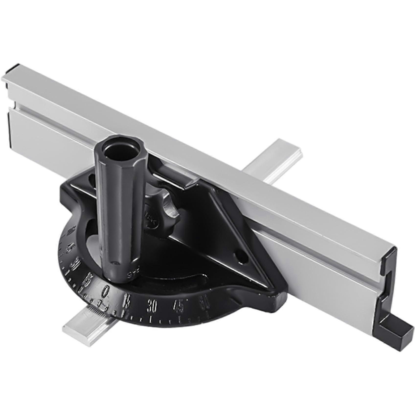 Table Saw Miter Gauge Aluminum Alloy Adjustable Fence for DIY Woodworking Projects
