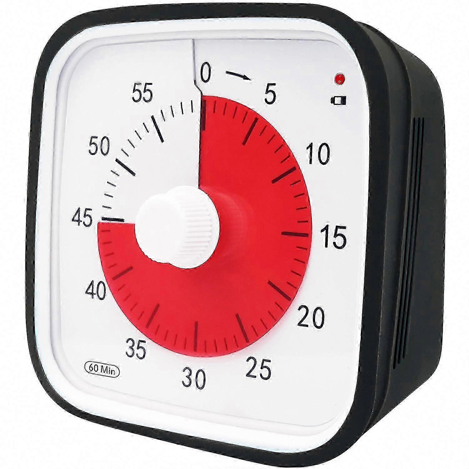 Oversized Visual Countdown Timer - Durable Mechanical Kitchen Timer Clock for Cooking & Baking