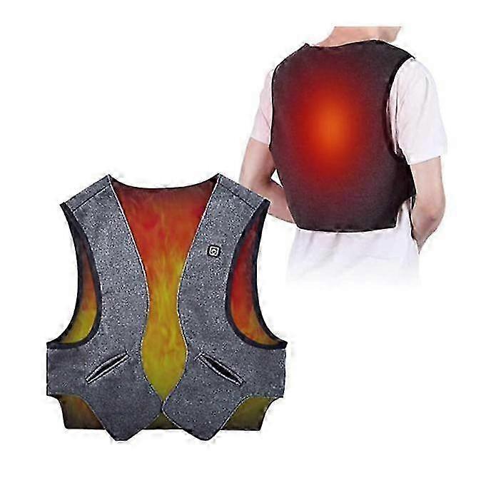 Electric Heating Jacket Rechargeable Winter Thermal Warm Vest batte...