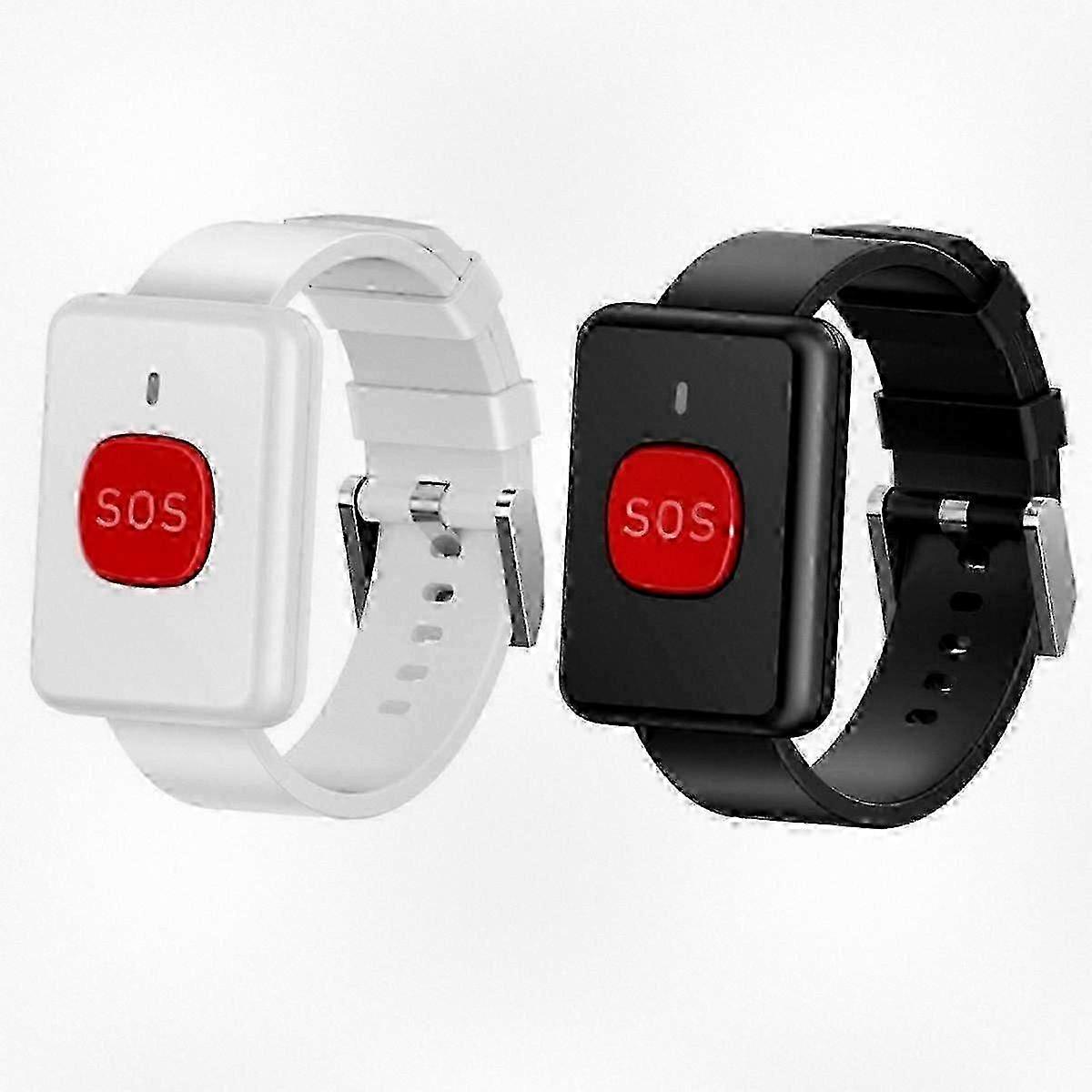 Emergency Alarm Remote Pager Suitable for Seniors Living Independently, One-Button Watch-Style Device for Immediate Assistance