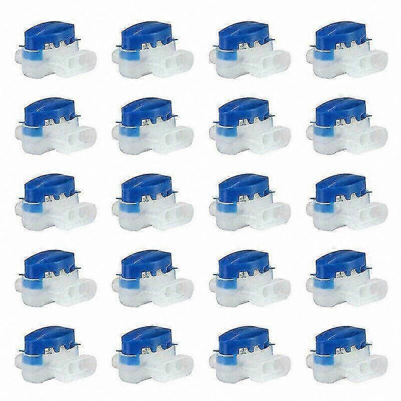 20-Pack Cable Connectors for Robot Lawn Mowers Compatible with Gardena Automower and Husqvarna Models