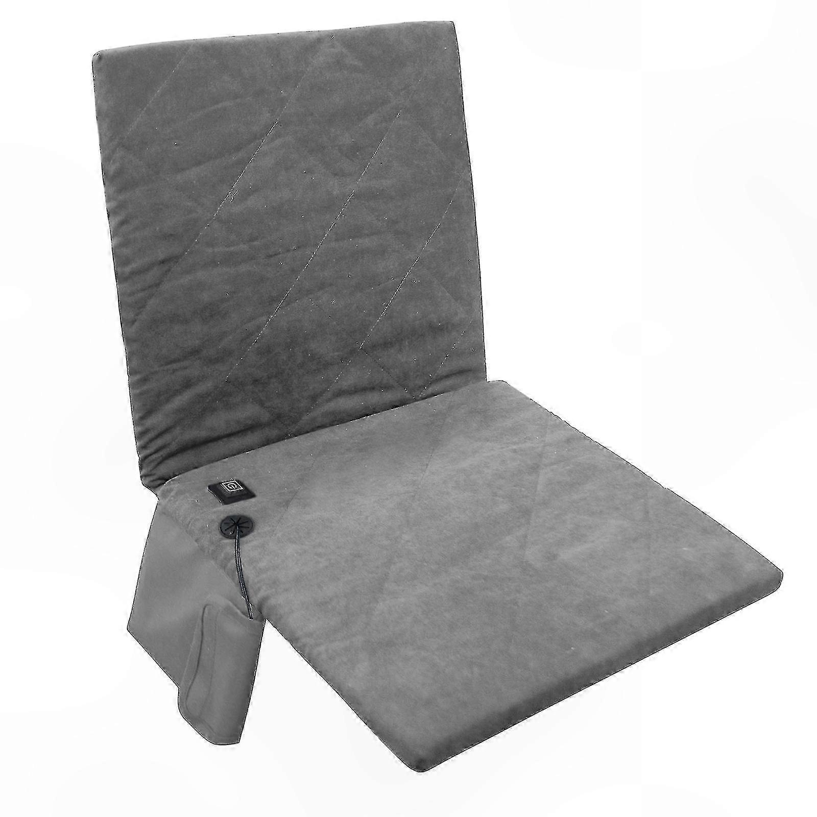 Foldable Heated Seat Cushion with Quick-Warm Function for Comfort and Support