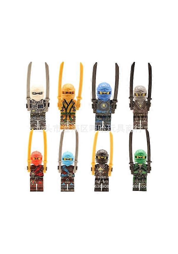 Ninjago Mini Figures Kai Jay Sensei Wu Master Building Blocks Toys