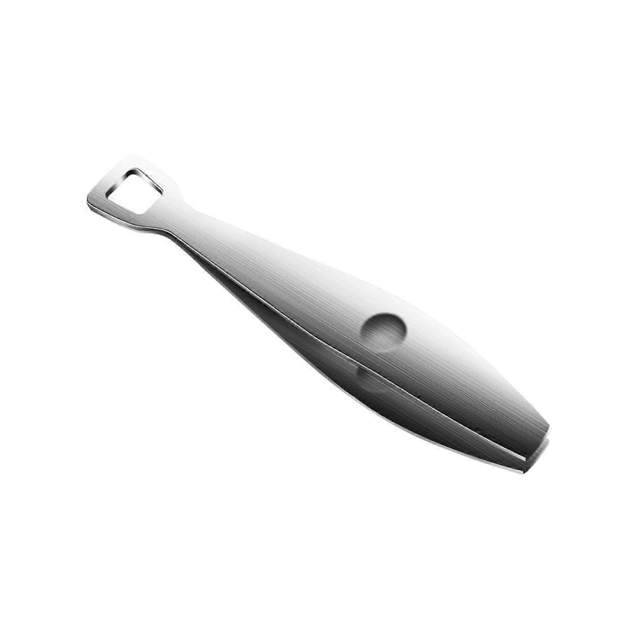 Stainless Steel Hair Tweezer Rustproof Fish Bone Design for Precision Hair Removal, Durable and Easy to Use