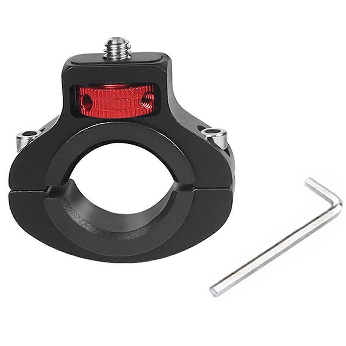For X4/ Pro 1/4 Screw Bicycle Clip Sports Camera Gimbal Bracket,Bike Motorcycle Handlebar Holder Black+Red