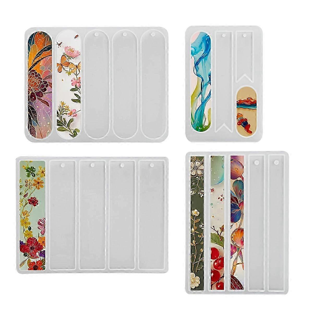 Silicone Bookmark Molds,Shiny Bookmarks, Reusable Resin Bookmark