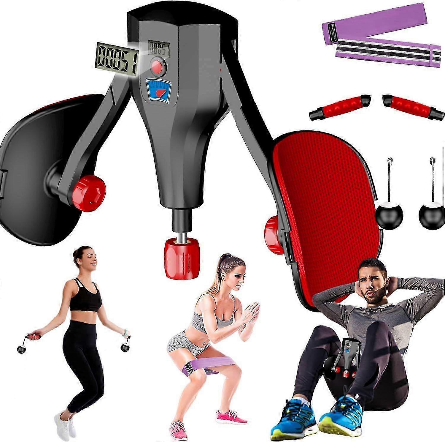 Multi-Function Thigh Master, 0-132 lbs Resistance Thigh Trainer Pro with Leg