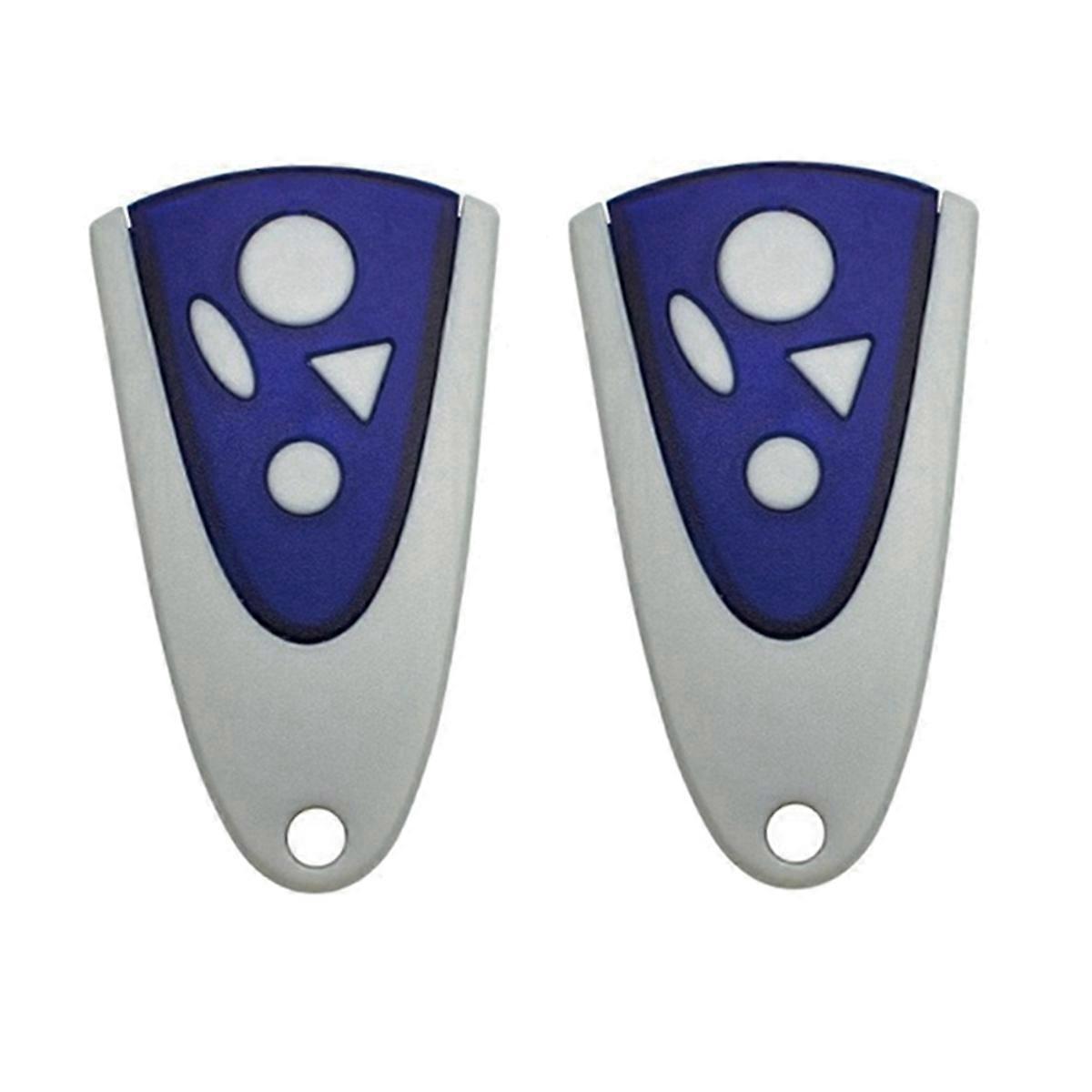 2Pcs Garage Door Remote Control 433.92MHz Rolling Code Keyfob Transmitter for Novotron 502 MAX43-2