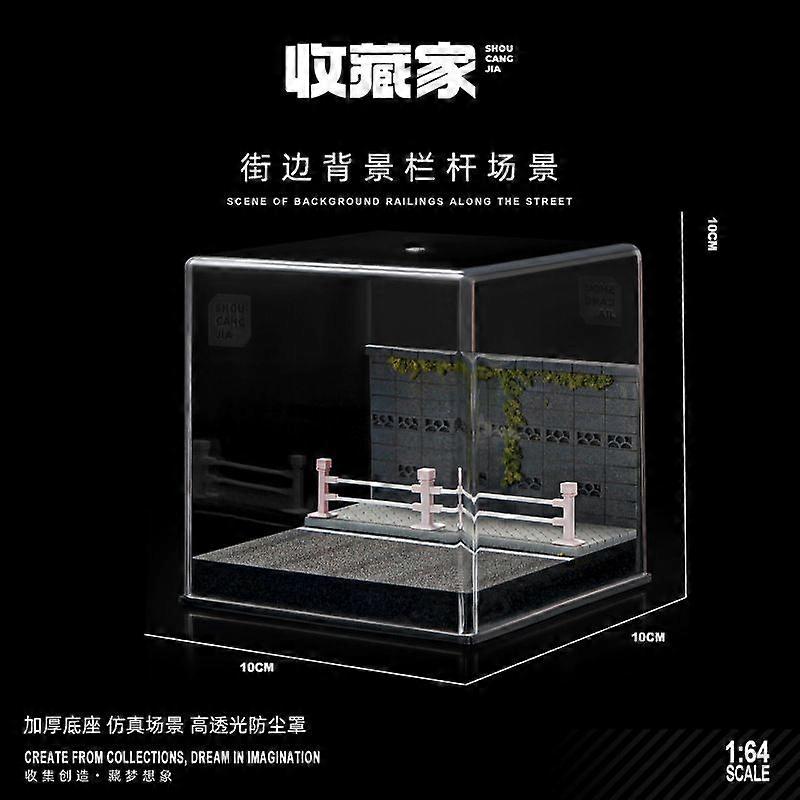 Car Model Display Case: 1:64 Scale Car Storage Box Dustproof Clear Display Box Showcase For Vehicles Toy Storage Collectors