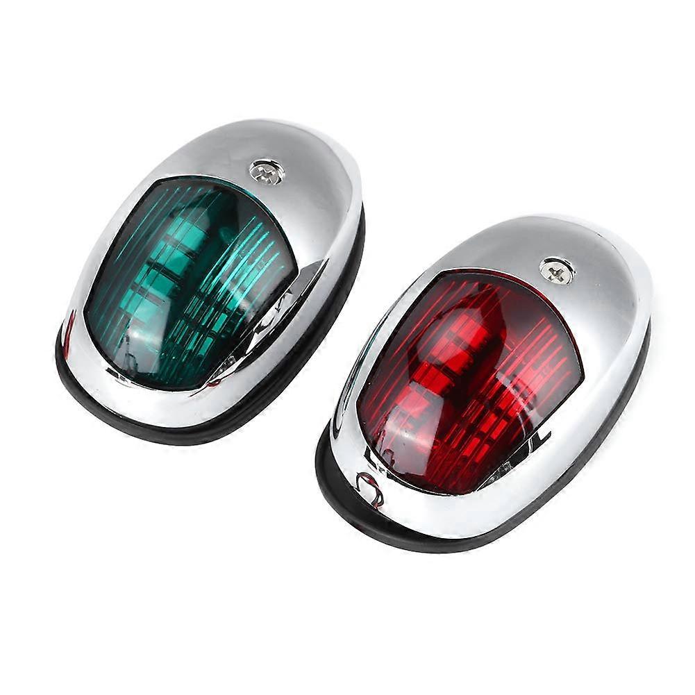 LED Marine Navigation Light Red Green, IP65, Side Mount For 20m Vessels, 100000-Hour Lifespan