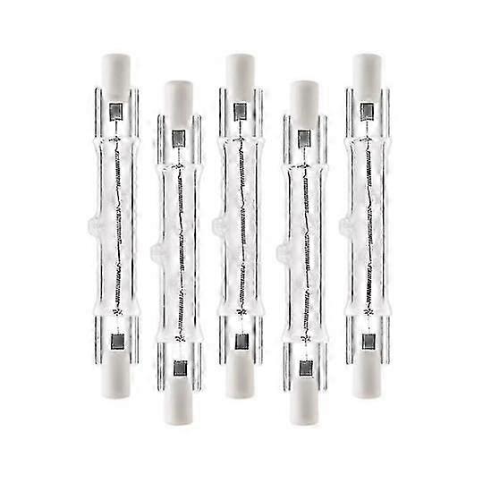 5-pack R7s 118mm 300w 230v Halogen Lamps Linear Light For High Performance