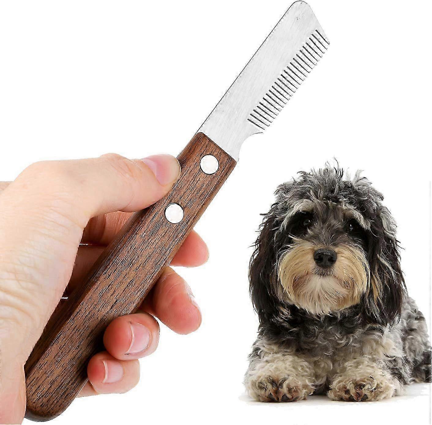 Pet Grooming Glove Gentle Deshedding Brush Glove Efficient Pet Hair Remover Mitt