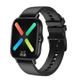 Smart Watch Män Kvinnor Bluetooth Ring 1.78inch 320 * 385 Skärm Smarta klockor (Svart)