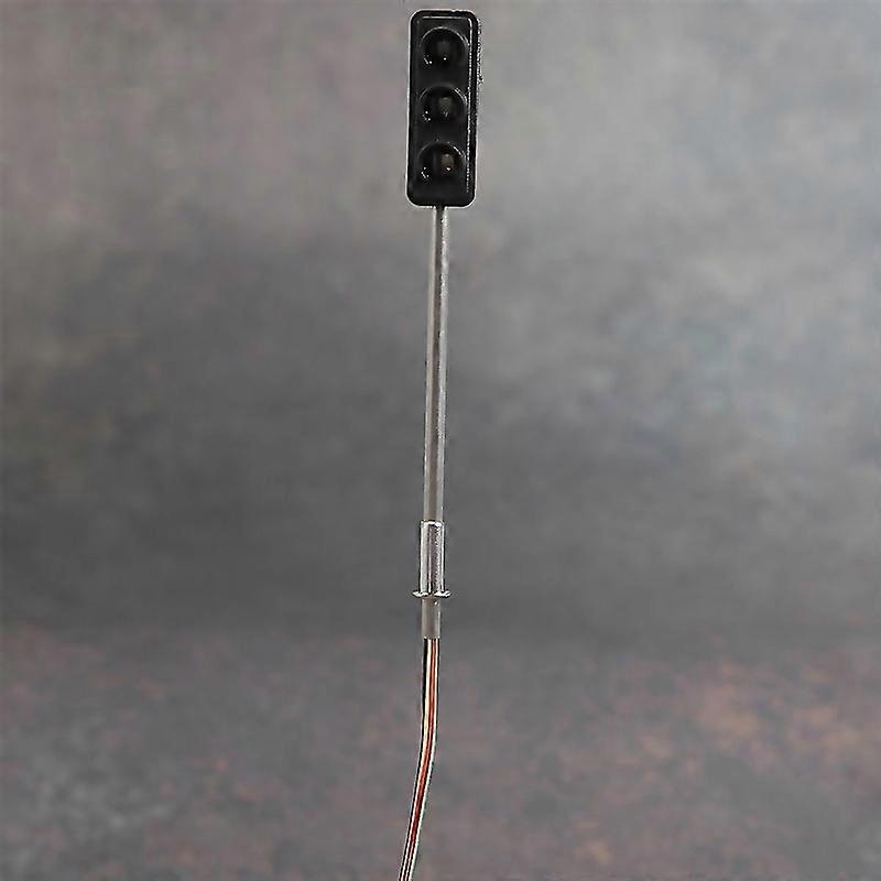 For 3 Color Traffic Light Signals Ho Oo Scale Model 6led For Diy Sand Table Crossing Street Construc