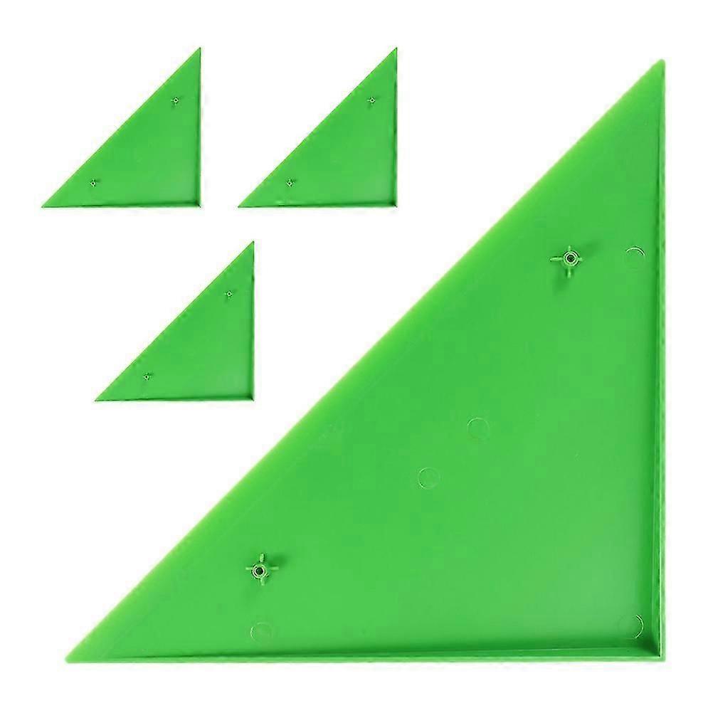 Foosball Accessory 4Pcs Triangle Corner Protectors Tabletop Protection For Home Use Green