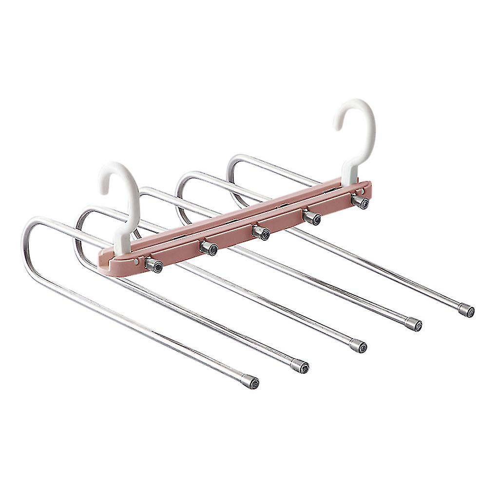 Folding Multifunctional Multi-layer Magic Pants Rack Wardrobe Storage Artifact