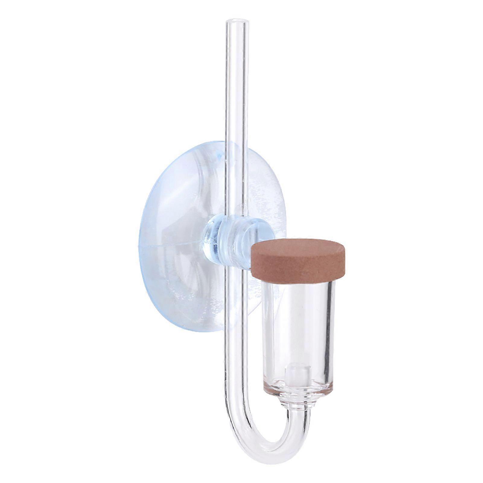 Acrylic Aquarium Carbon Dioxide Transparent Bubble Counter Refiner Fish Tank Water Plants CO2 Atomizer DiffuserM