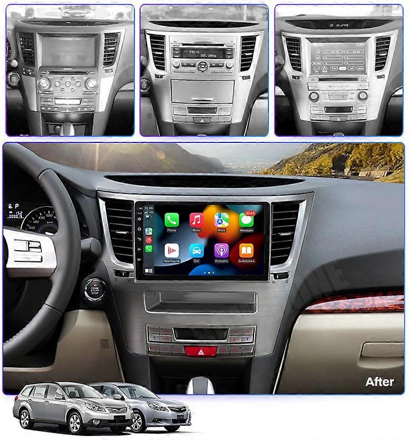 Car Multimedia Player 4G+64G For Subaru Outback 4 BR Legacy 5 2009-2014 CarPlay Android Auto Stereo Radio GPS Navigation Autoradio Bluetooth