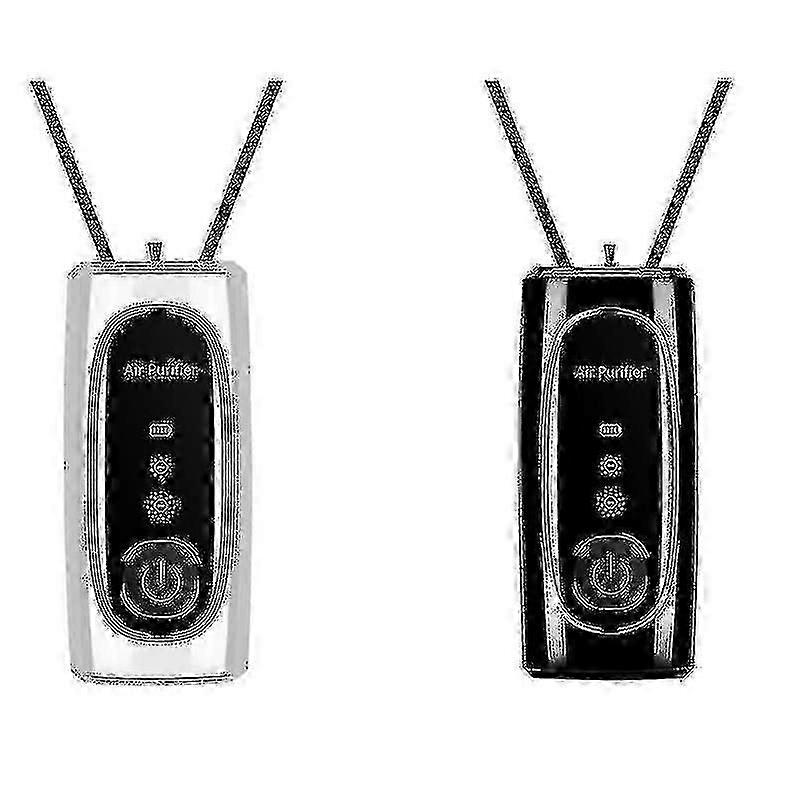 2x Air Purifier Personal Wearable Mini Portable Car Oxygen Bar 700mah Battery Negative Ion Hanging N