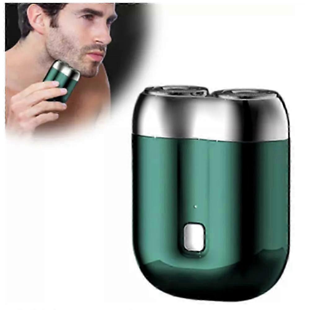 Upgrade Pocket Shaver USB Mini Shaver for Men, Double Ring 3D Knife Net NEW