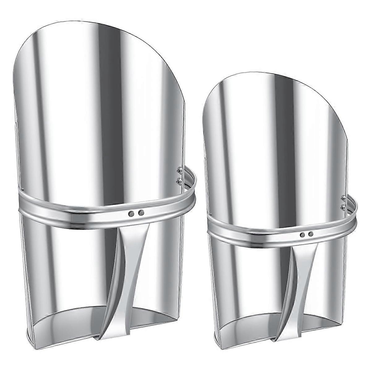 2Pcs Metal Feed Grain Scoop for Livestock