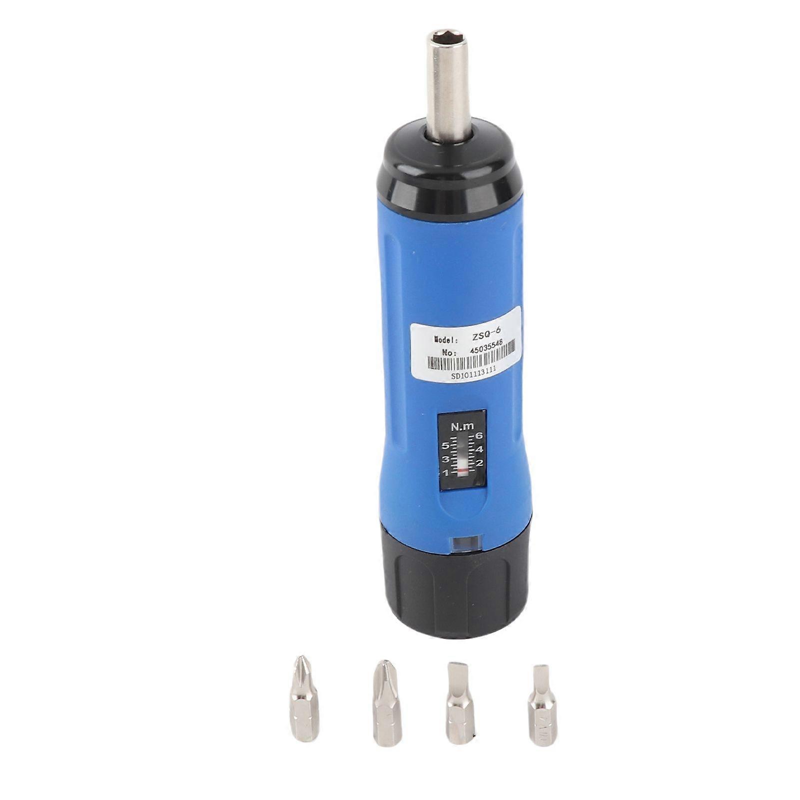Torsion Screwdriver ZSQ6 Economical Preset Portable Wrench Hand Tools Replaceable Bits
