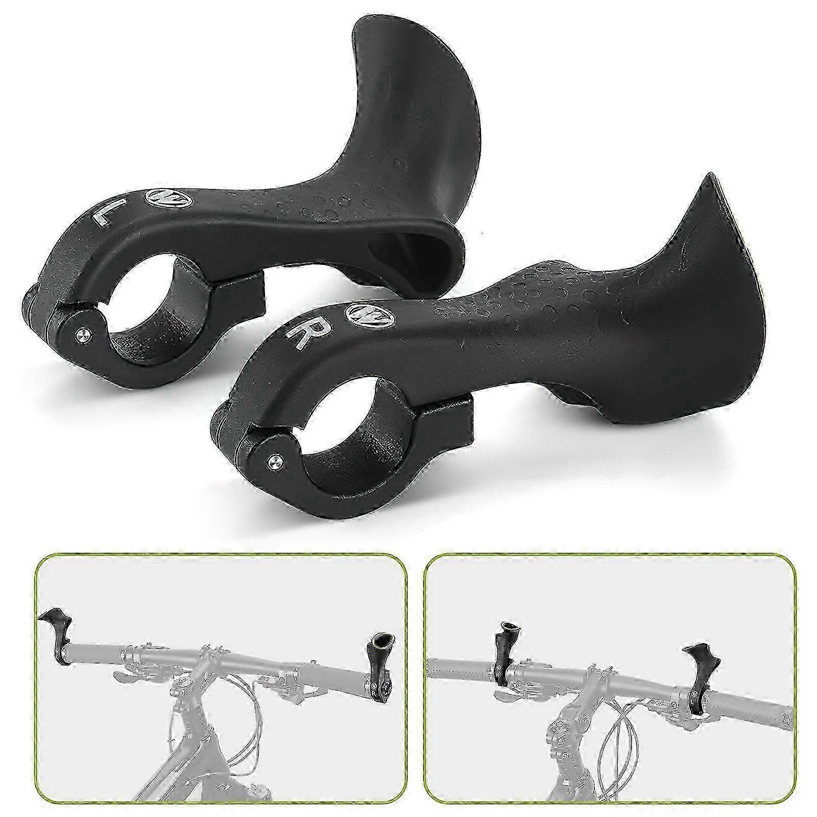 Ergonomic Bike Grips Handlebar Anti-Slip for MTB Ends 21.8-22.2mm