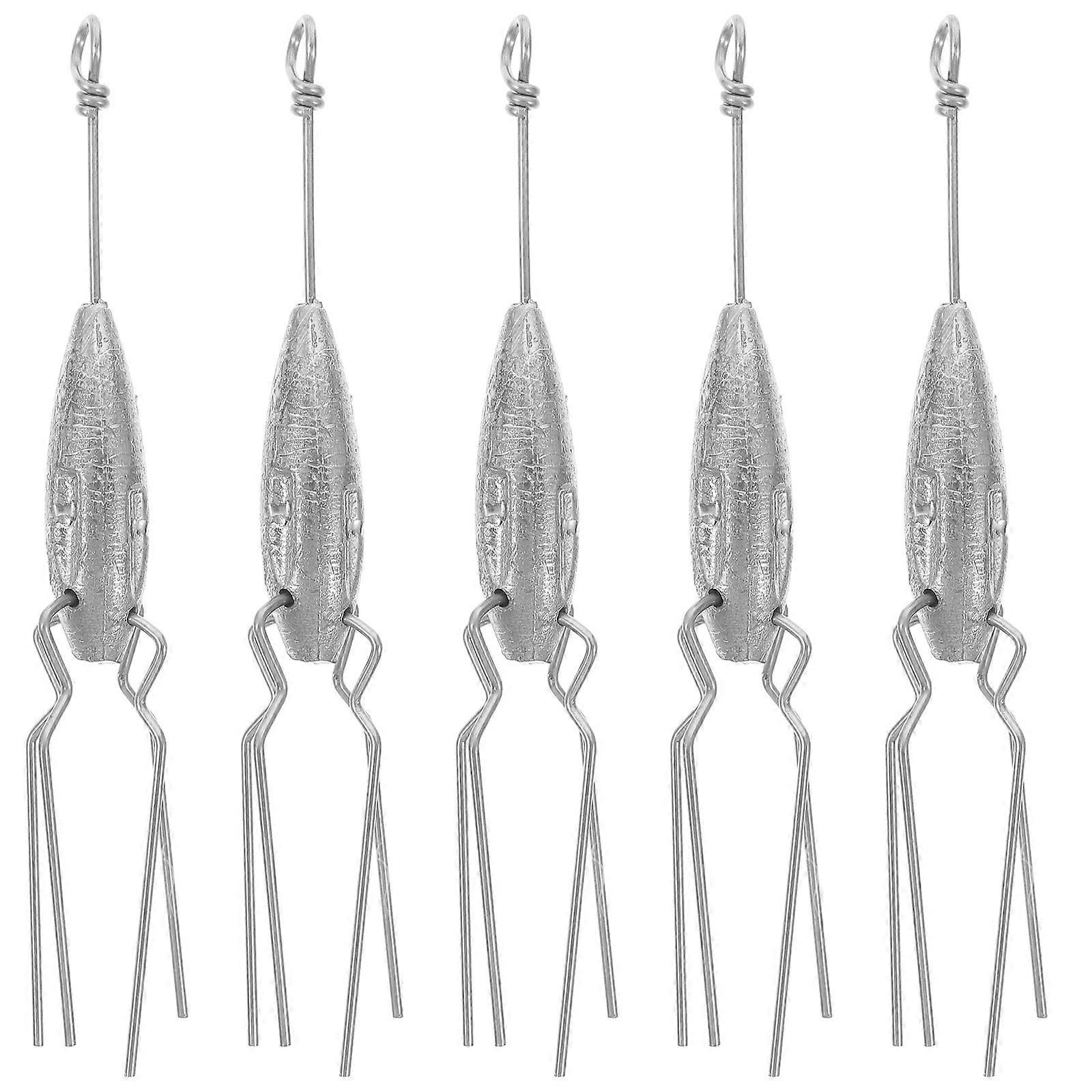 Fishing Drop Silver Electrolytic for Fishing 5Pcs Set