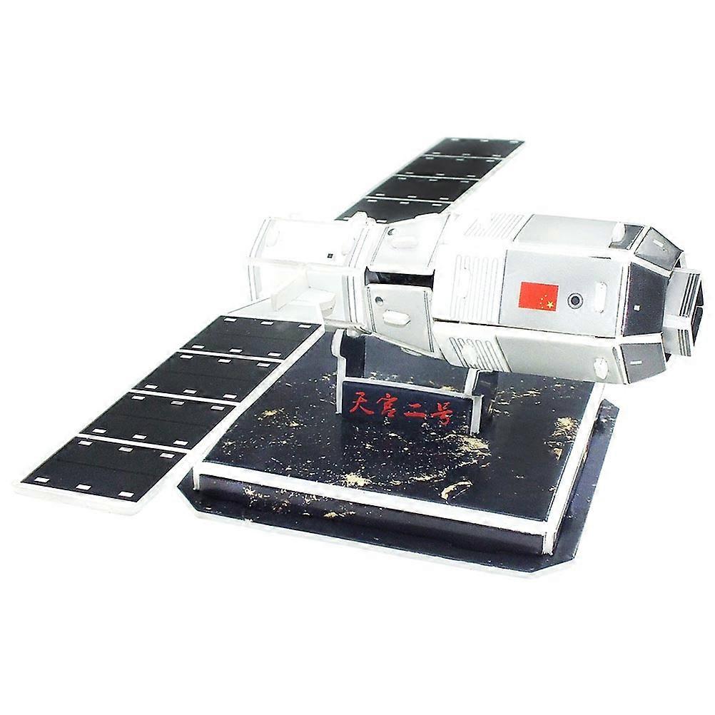 3D Jigsaw Puzzle Paper Space Shuttle Model for Education 4Pcs Black