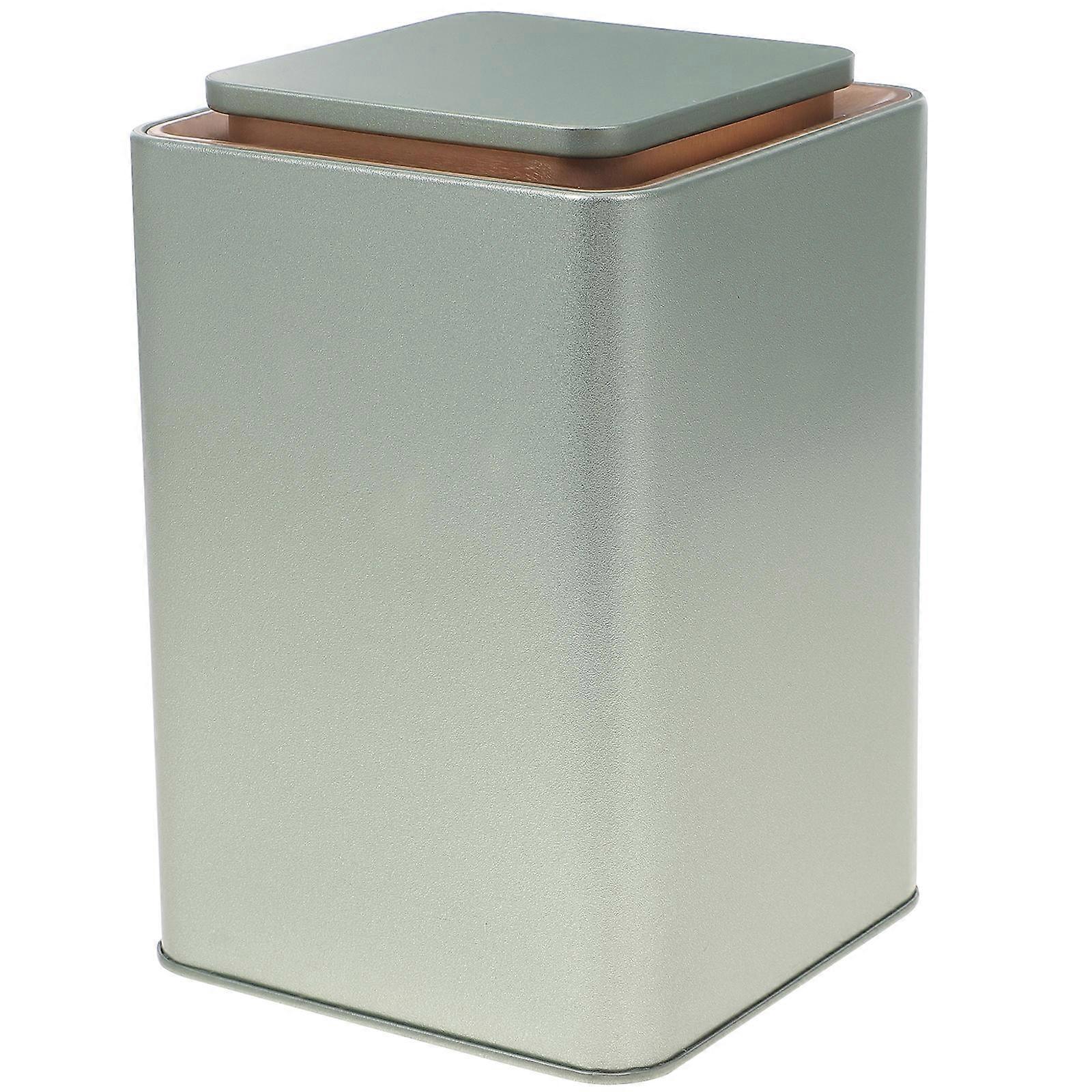 Sealed 5Pcs Square Coffee Beans Canister With Airtight Storage Function Featuring Oxidation Resistance Ideal For Tea And Coffee Storage
