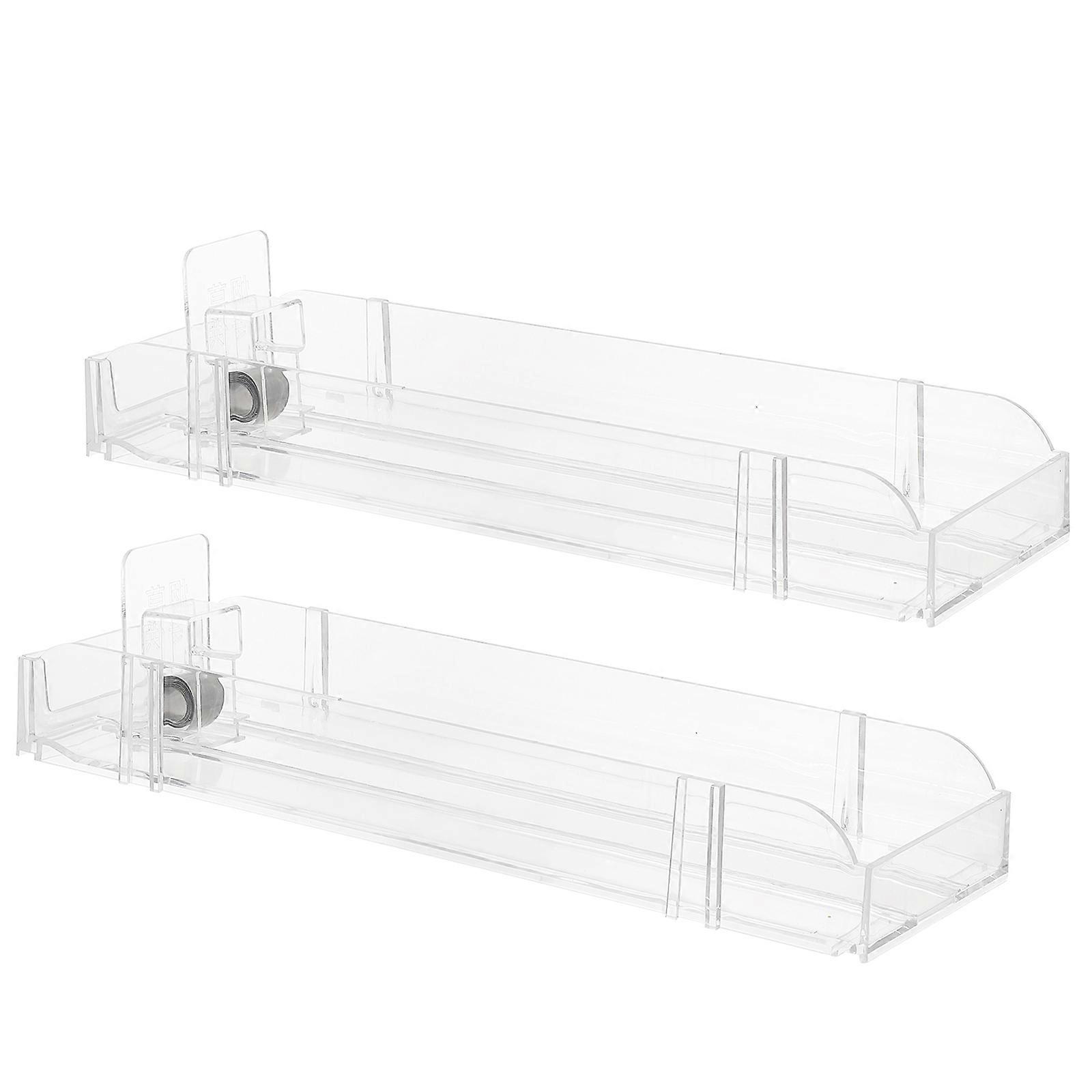 Clear Auto Rack Pusher with Useful Display Function 2Pcs