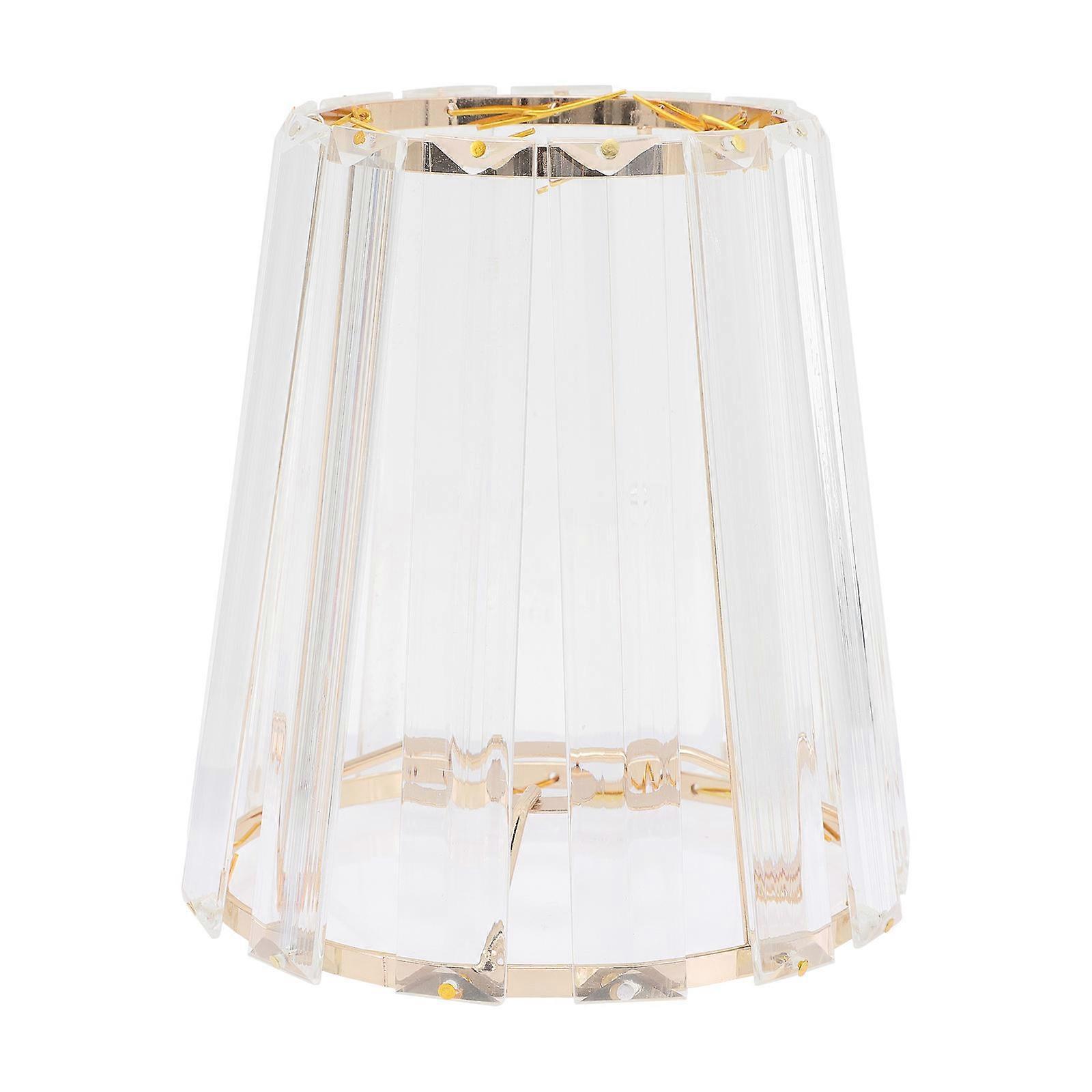 European Style Lamp Cover Crystal Lampshade for Wall Lamp 3Pcs