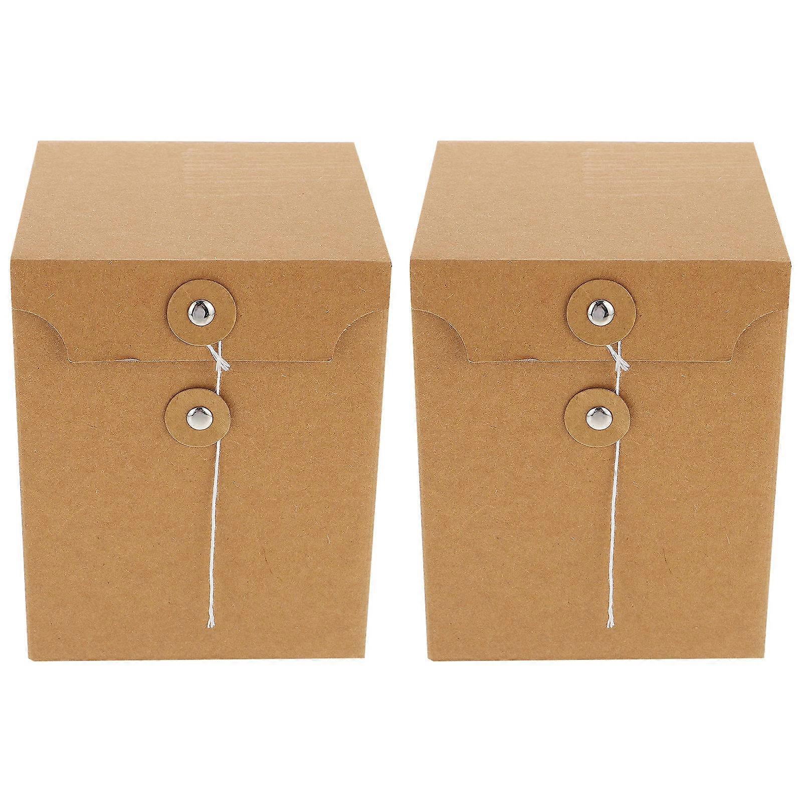 Packaging Paper Boxes Gift for Storage Use 2Pcs
