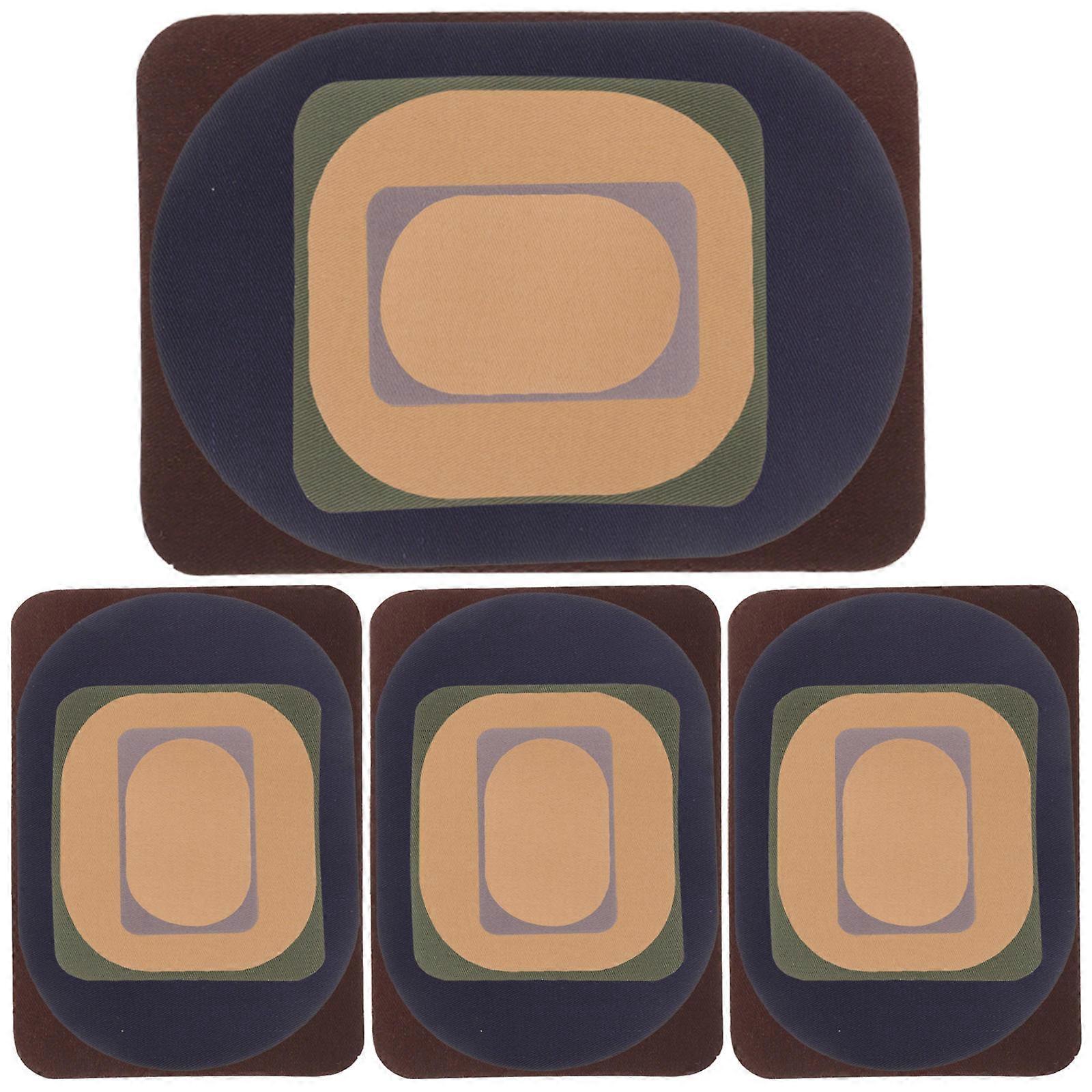 Small Patches For Clothes Iron-On Patches Rectangular Shape Assorted Color 17.5X12.5cm Sewing Patches 30Pcs