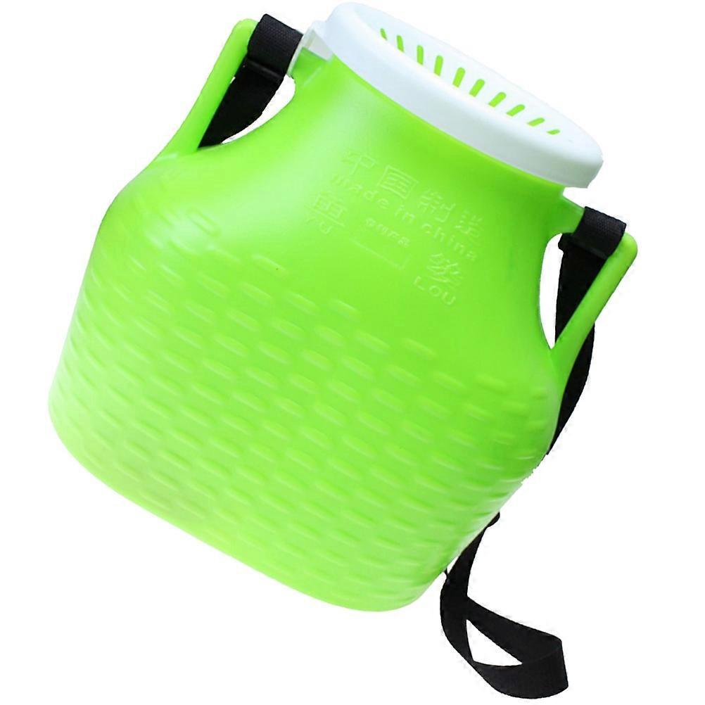 Fishing Bucket Portable Fish Container for Storage 2Pcs Green Shrimp Basket