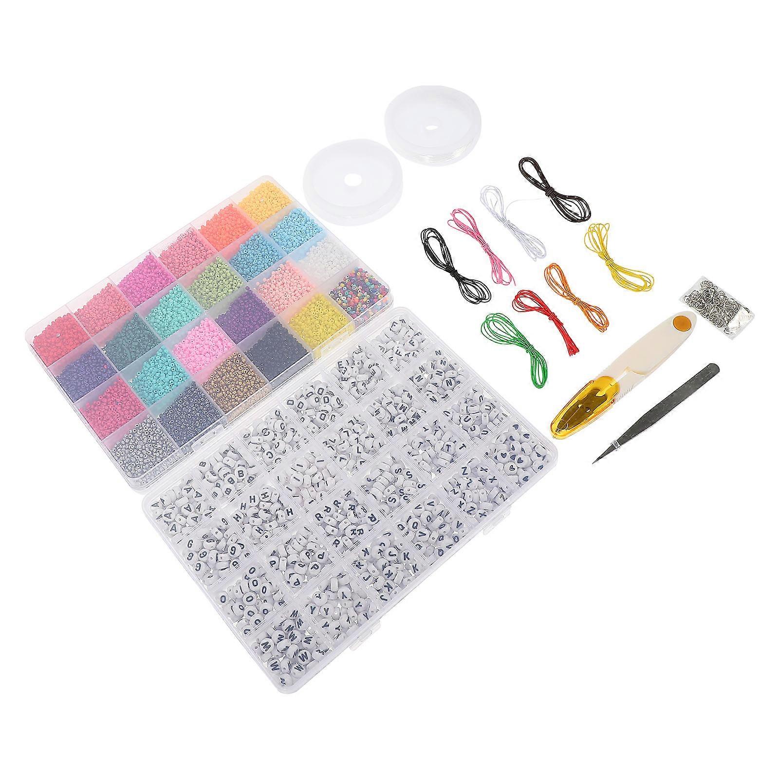 Bracelet Making Kit with DIY Jewelry Making Beads Kit for Craft 2Sets