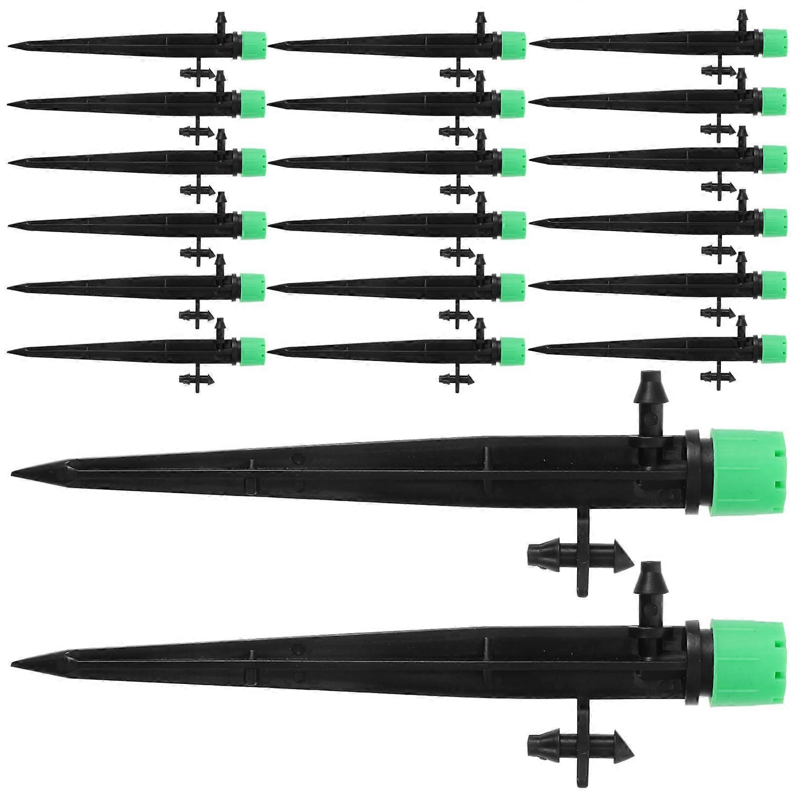 Gardening Sprinkler Irrigation Ground Inserts 50Pcs Kit Stake Sprinkler Heads Drip Emitters for Drip Irrigation System