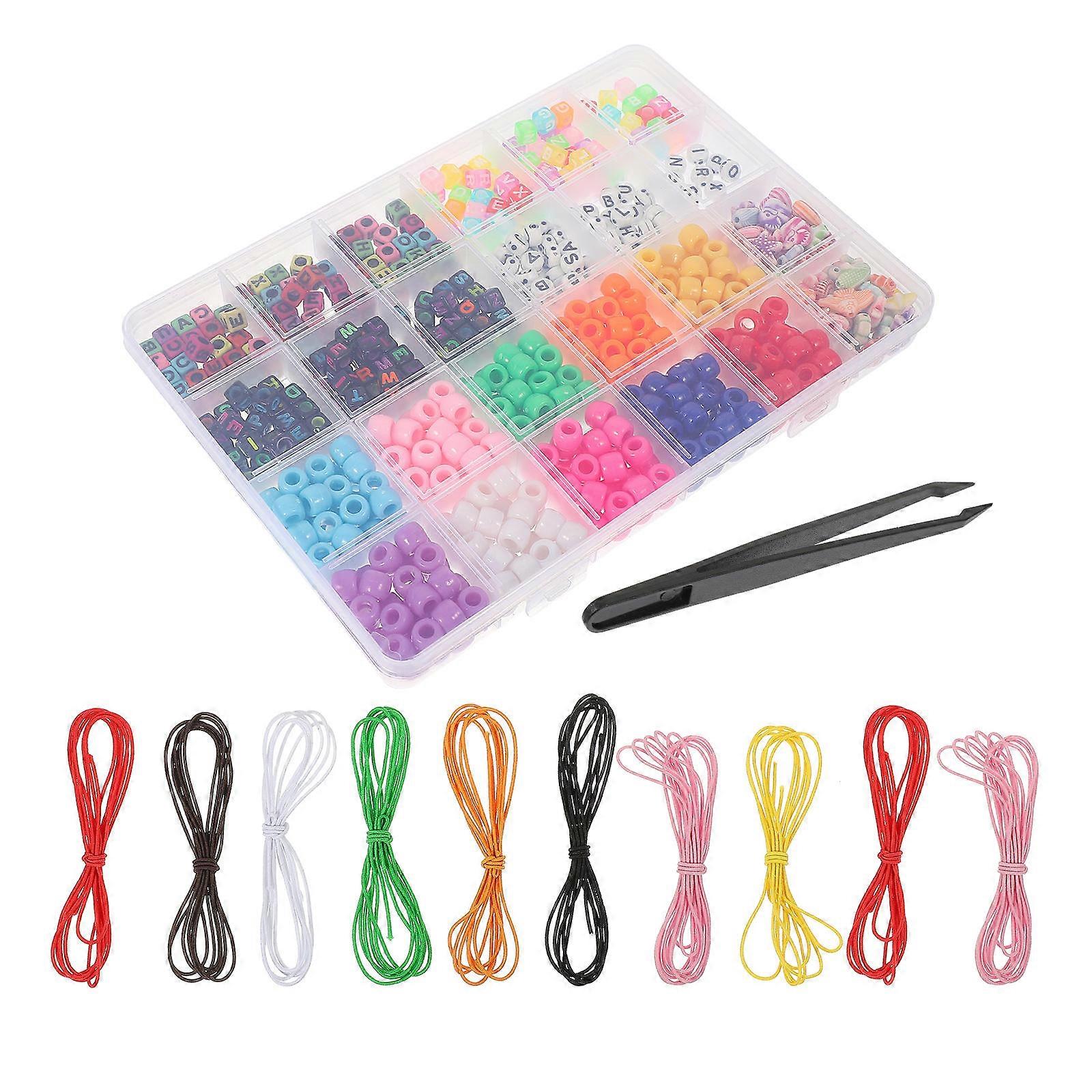 Acrylic Letter Beads DIY for Bracelet Making with 5Sets