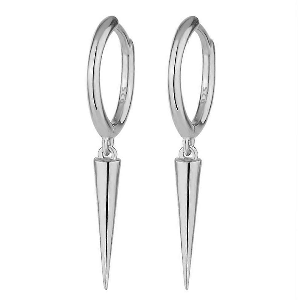 Sterling Silver Earrings for Decor Featuring 3Pairs Triangle Ear Studs