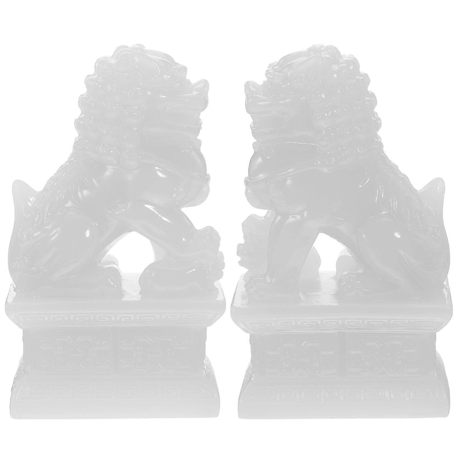 Shape Decoration Resin Crafts for Decor 2Pairs Office Display