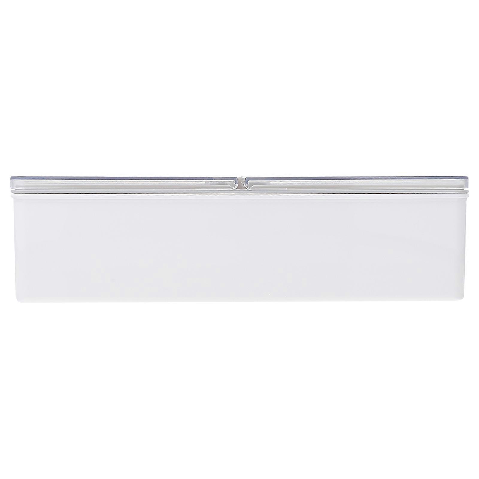Stackable Fridge Box 2Pcs Kitchen Use Transparent Fresh-Keeping Storage Box