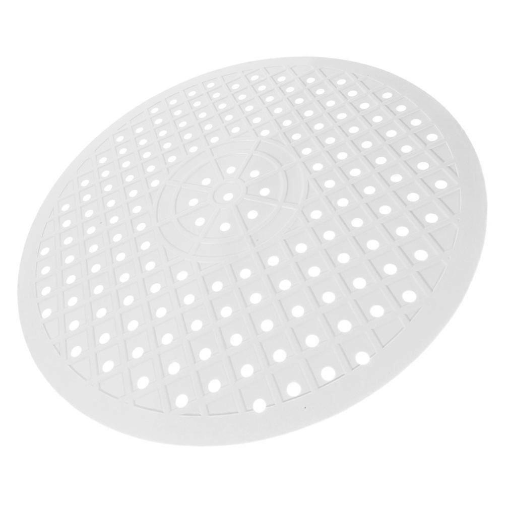 White Rubber Sink Protector Pad for Kitchen Use 2Pcs Drying Mats