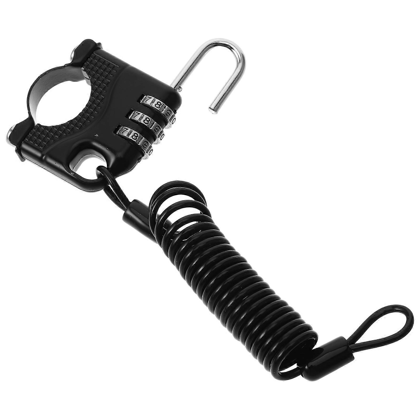 Lock for Motorcycle with Password Security 3Pcs Anti Theft Lock