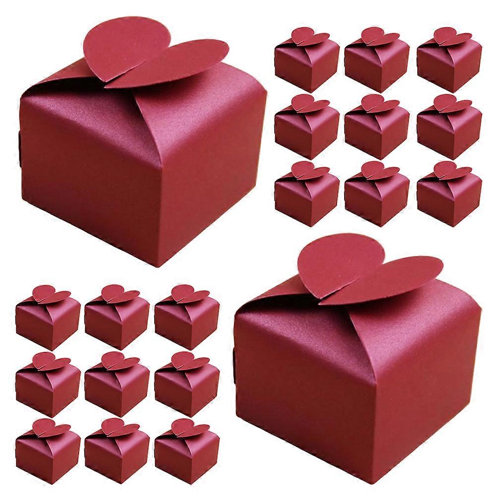 Heart Wedding Candy Boxes Paper for Favor Packaging 200Pcs