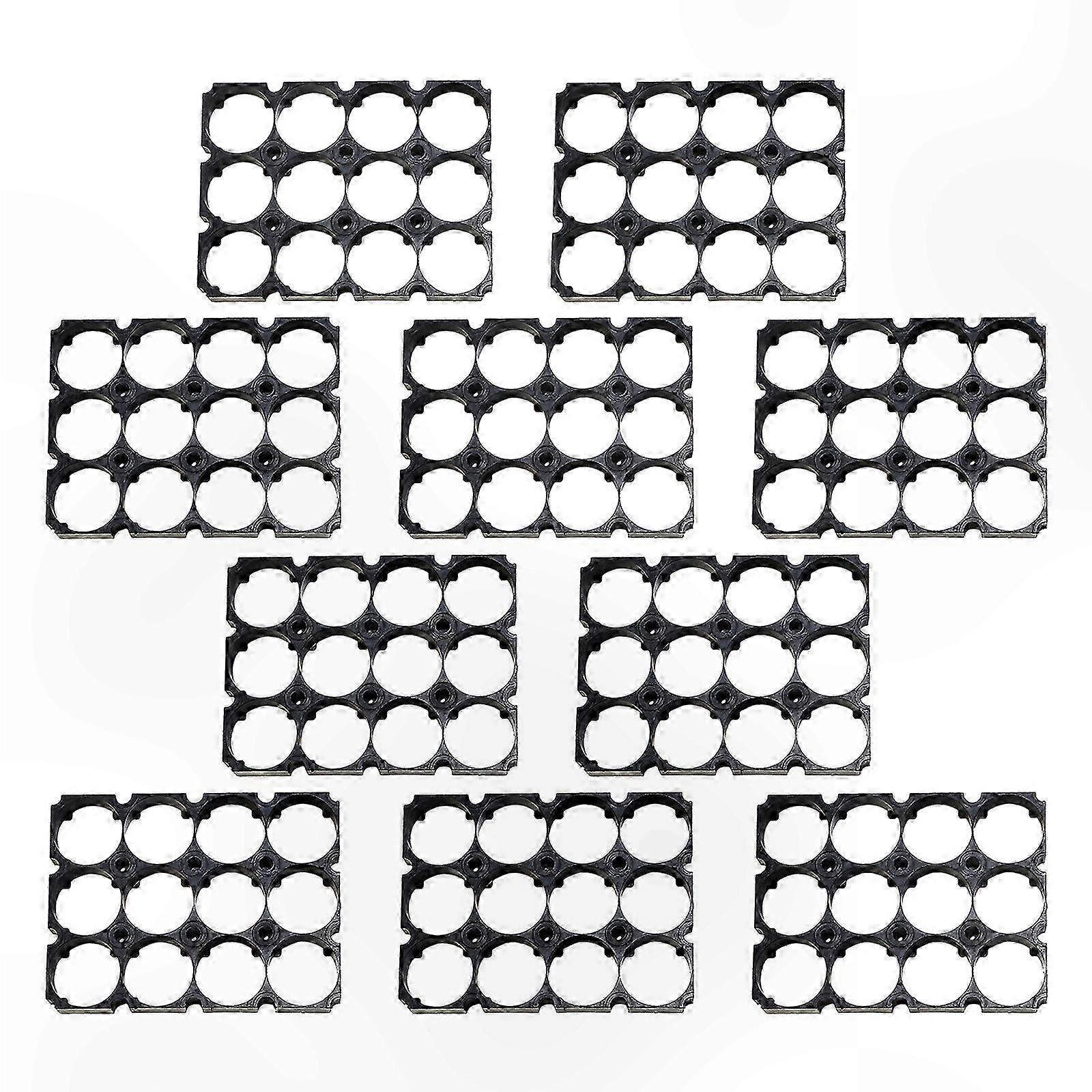 21700 Battery Storage Holders with Protective Plastic Brackets for Secure Cell Organization