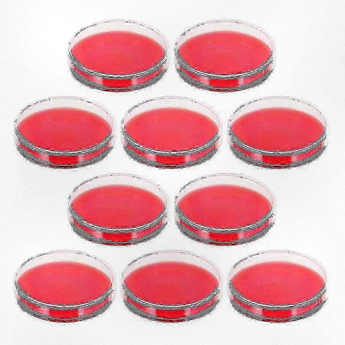 Biological Lab Supplies: 10 Blood Agar Plates for Educational Science Projects & Experimental Use
